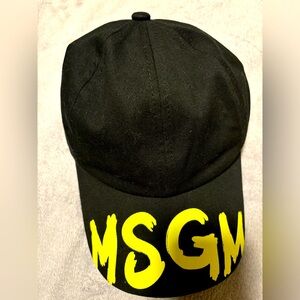 ✨EUC MSGM Kids logo cotton cap